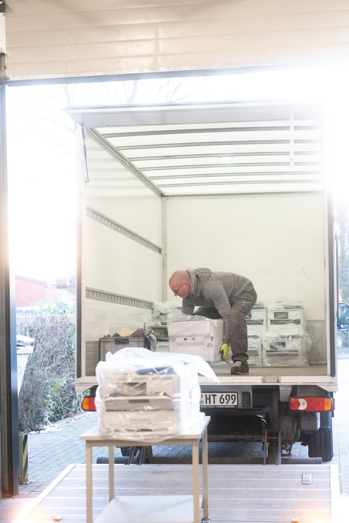 Anlieferung neuer Arbeitswelten