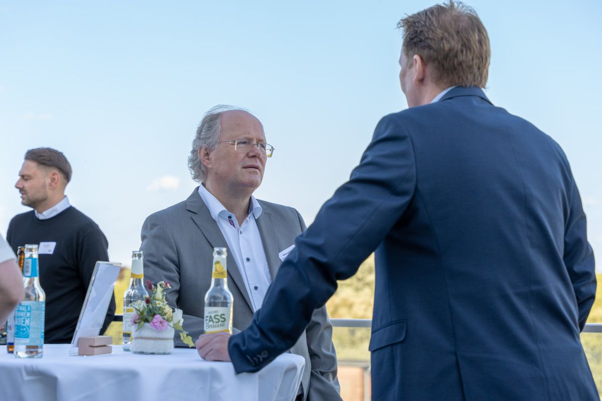 Networking in der Skylounge in Bocholt