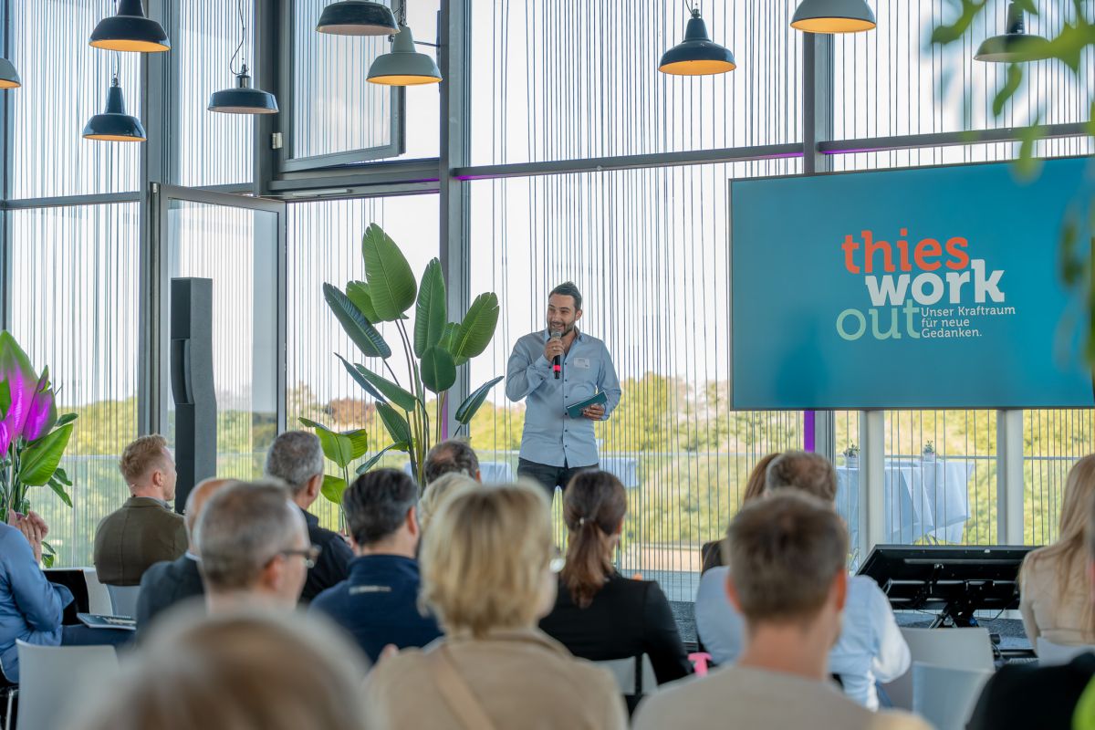 Mit unserem neuen Veranstaltungsformat thies - work out für zuversichtliche Unternehmer:innen